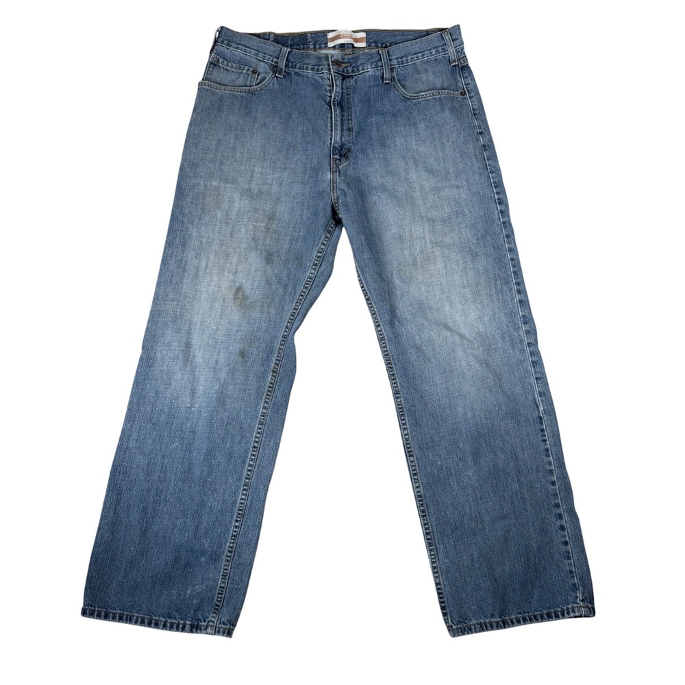 VTG Levi Strauss Signature Authentics Loose Fit Jeans Men 38x32 Medium Wash Blue
